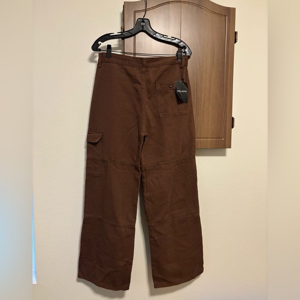 Solado- Brown Cargo Pants